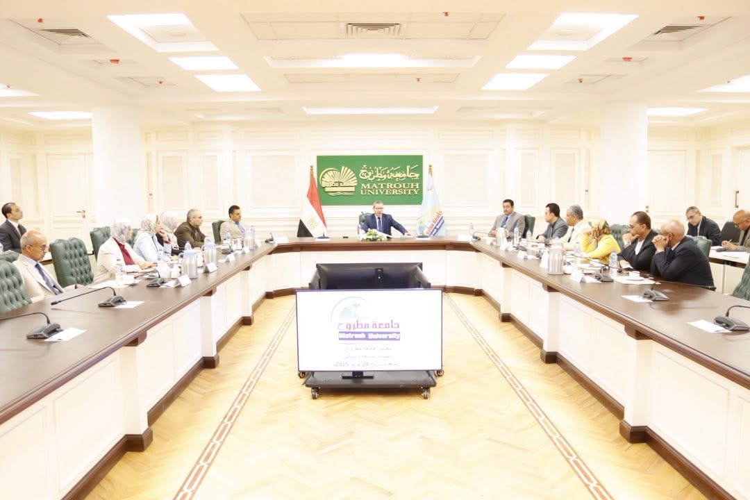 In its 89th session: Matrouh University Council grants the bachelor's degree to Spring 2025 graduates.
